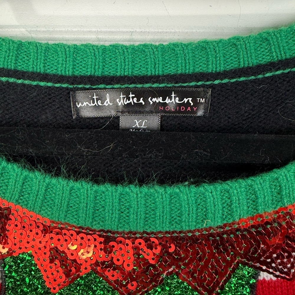 United States Sweaters women’s elf ugly Christmas sweater dress. Size XL - Picture 2 of 5